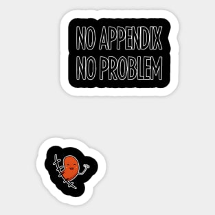 Appendix Removal Surgery Appendectomy Sticker